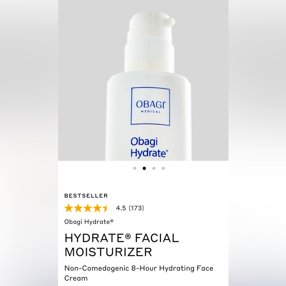 Obagi Moisturizer all day hydration